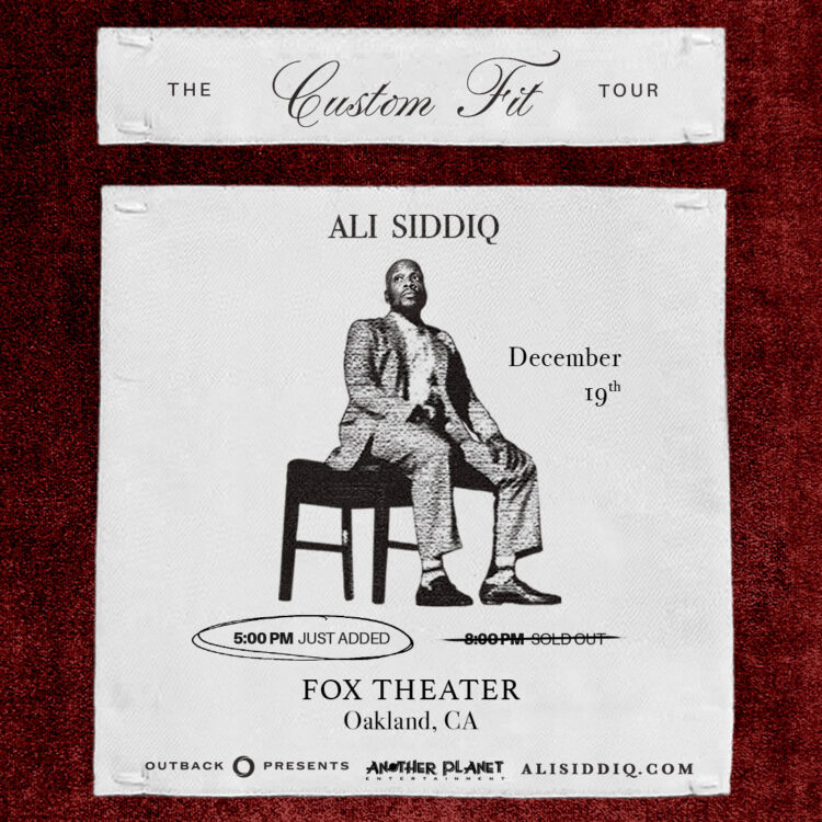 Ali Siddiq: The Custom Fit Tour