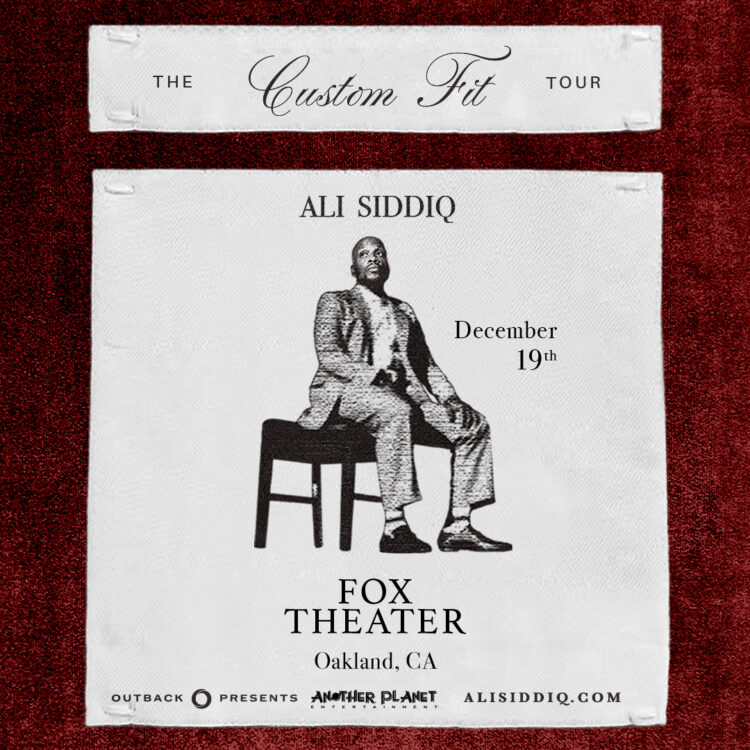 Ali Siddiq: The Custom Fit Tour
