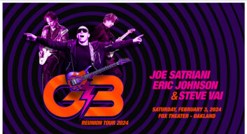 Joe Satriani, Eric Johnson & Steve Vai